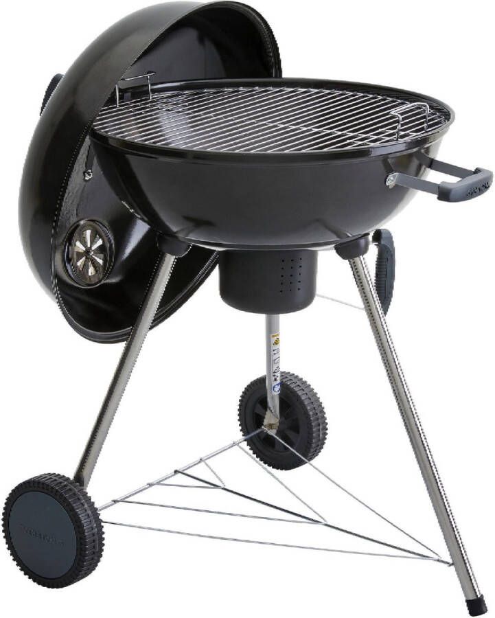 Naterial Houtskoolbarbecue PHOENIX ALPHA II 8 personen Ø 57 cm H. 97 cm Geëmailleerd staal Zwart Kogelbarbecue