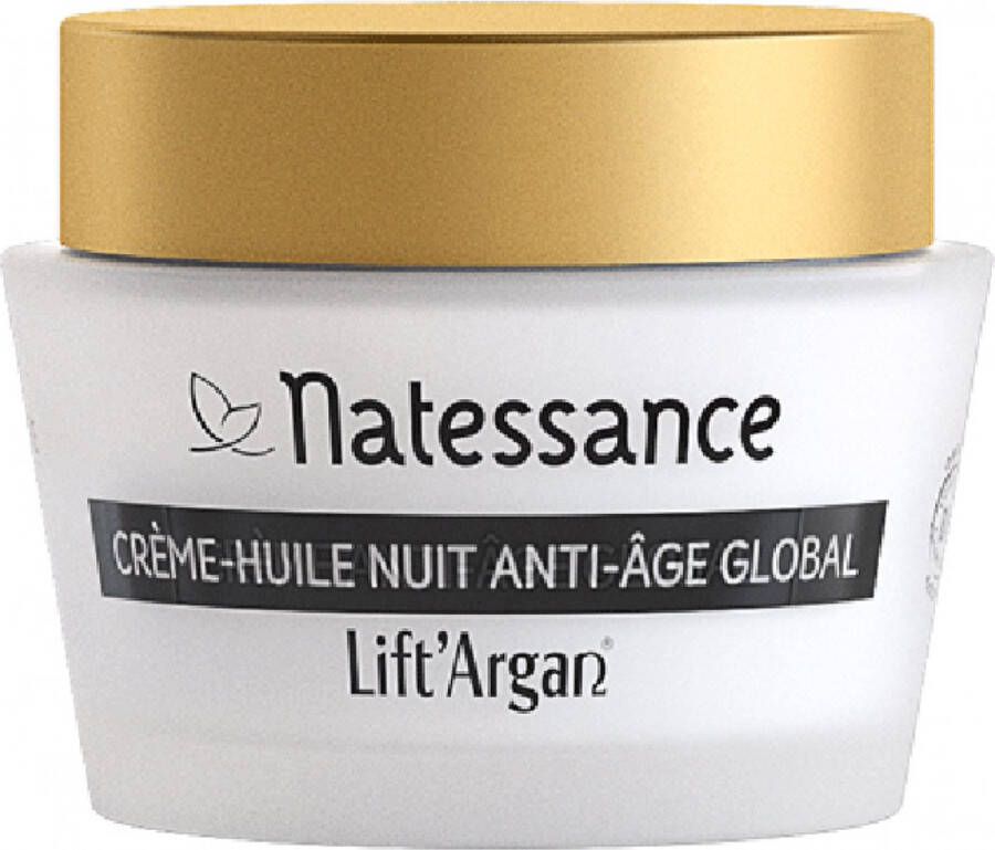 NATESSANCE Lift'Argan Organic Global Anti-Ageing Nachtcrème 50 ml