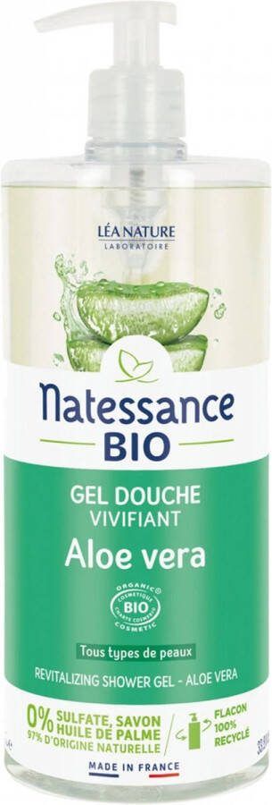 NATESSANCE Versterkende Aloë Vera Biologische Douchegel 1 L