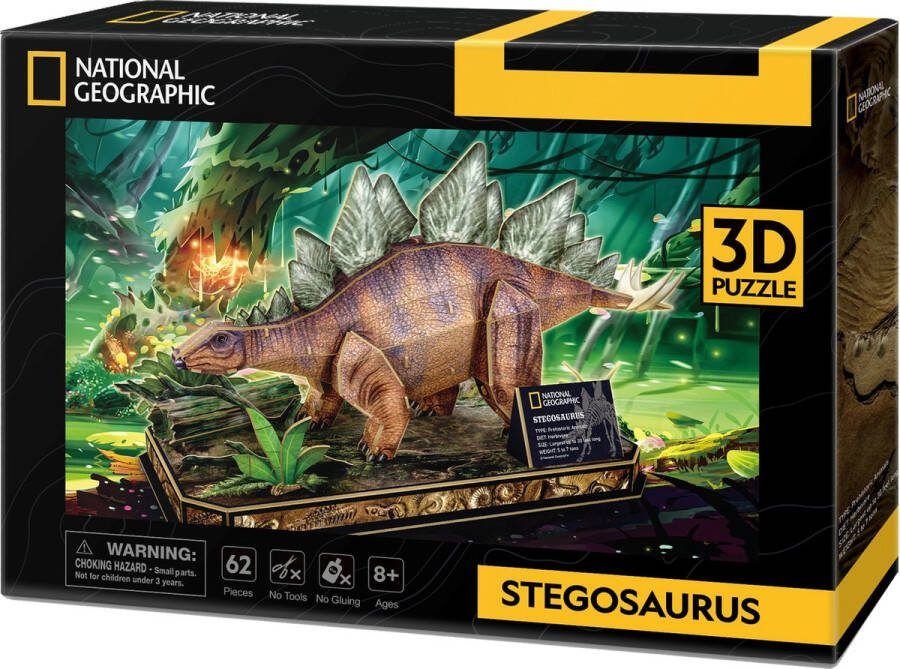 National Geographic 3D Puzzel Stegosaurus