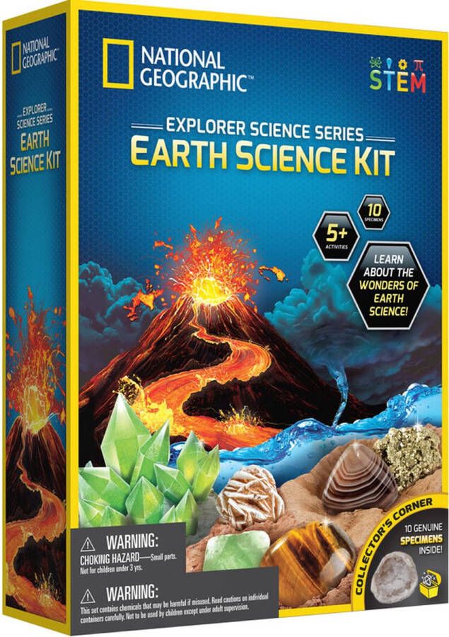 National Geographic Earth Science Kit Meerdere Activiteiten