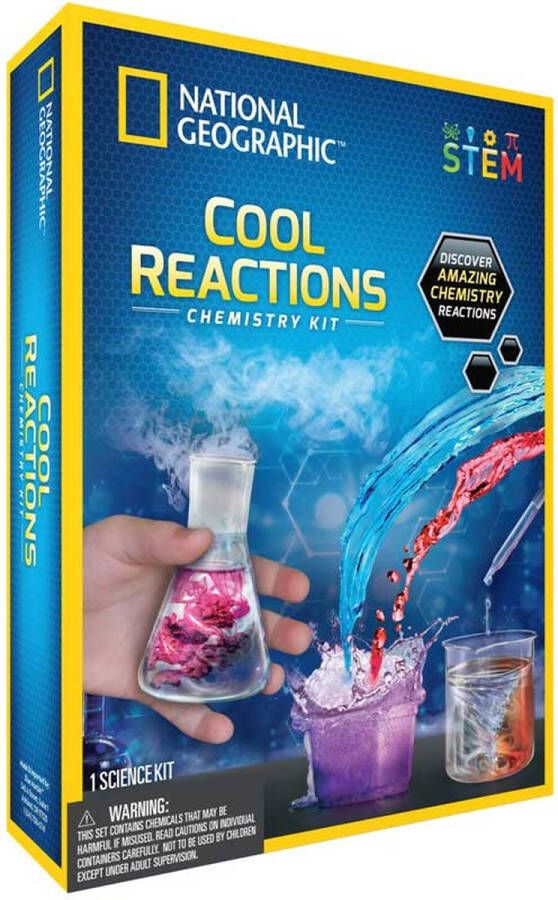 National Geographic s Cool Reactions Chemistry Science Kit