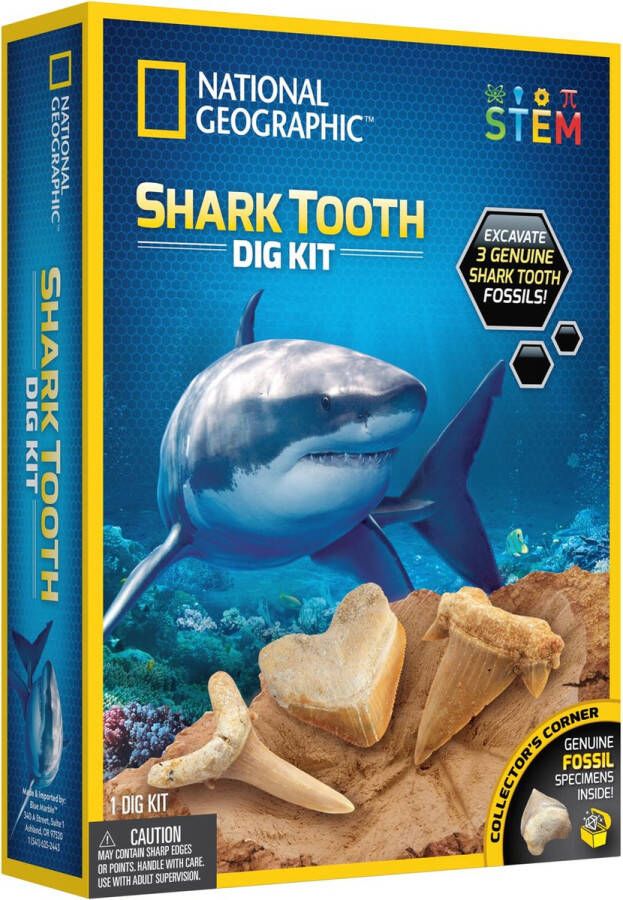 National Geographic Shark Tooth Opgravingsset