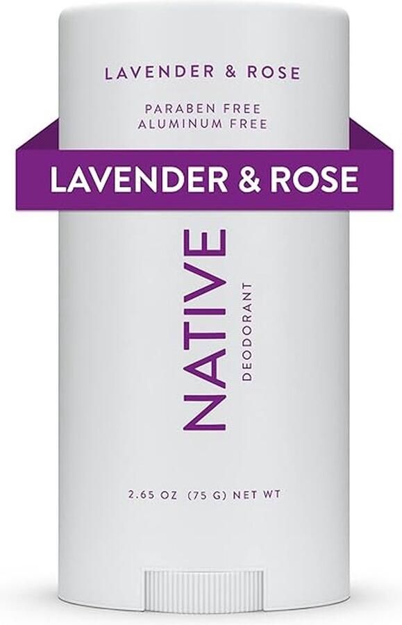 Native Deodorant 72 Hour Odor Control Deodorant Lavender & Rose 75g