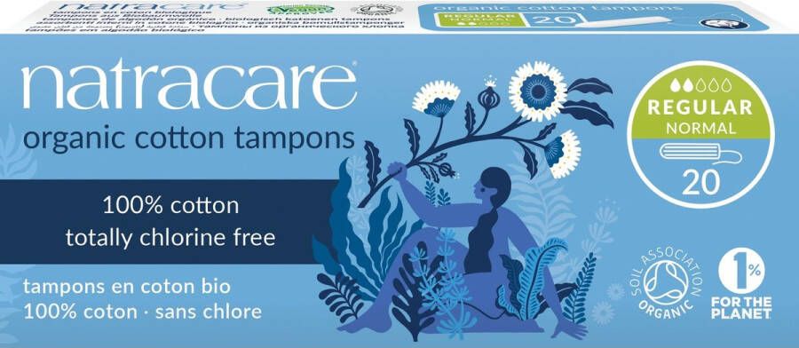 Natracare Normale Tampons zonder Inbrenghuls