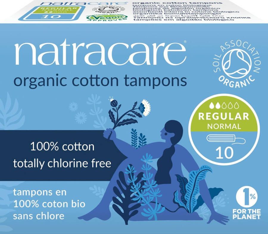 Natracare Tampon Katoen Norm 10 stuks