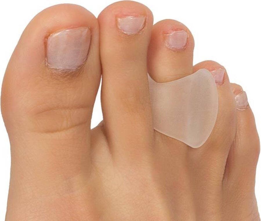 NatraCure all-gel looptek teenspreider voorkomt overlapping vermindert linkdoorns voorkomt wrijving en irritatie smartgel wasbaar
