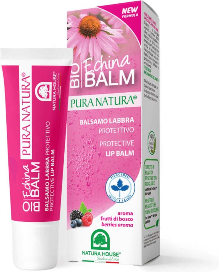 Natura House BIO BALM ECHINA Beschermende lippenbalsem met Echinacea 10 ml !!