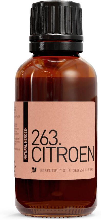 Natural Heroes Citroen Etherische Olie (FCF-vrij Gedestilleerd) 30 ml