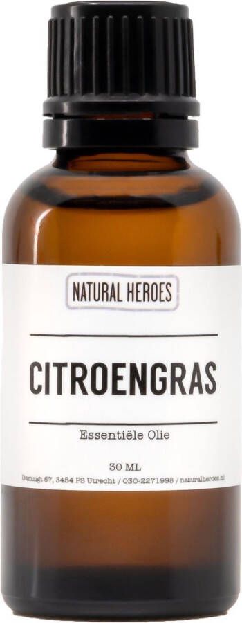 Natural Heroes Citroengras Etherische Olie 30ml