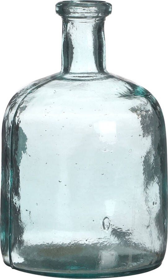 Natural Living Bloemenvaas Camille helder transparant glas D15 x H25 cm Fles vazen