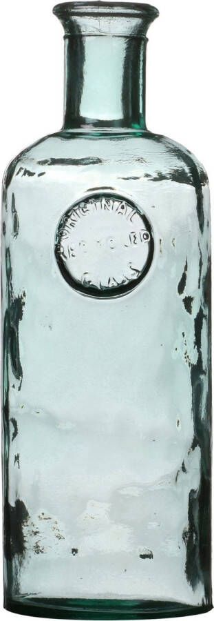 Natural Living Bloemenvaas Olive Bottle transparant glas D13 x H27 cm Fles vazen