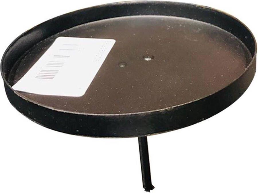 Natural Living Kandelaar op pin voor stompkaars 2 stuks Ø8 5xh8 2cm zwart