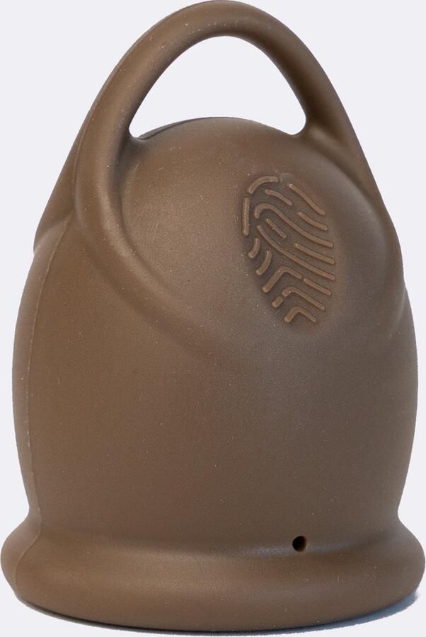 Natural Needs Menstruatiecup Bruin Maat L Herbruikbare menstruatie cup period duurzaam