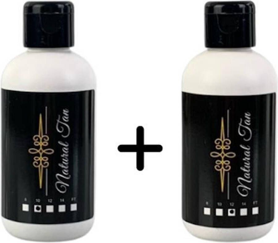 Natural Tan Spray Tan vloeistof 10% + 12% 200ml zelfbruiner