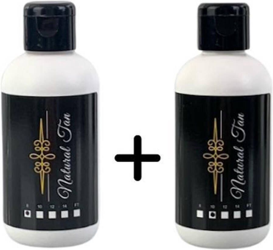 Natural Tan Spray tan vloeistof 8% + 10% 200ml zelfbruiner