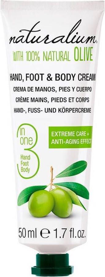 Naturalium Hand Foot & Body Cream with Olive Oil (L)