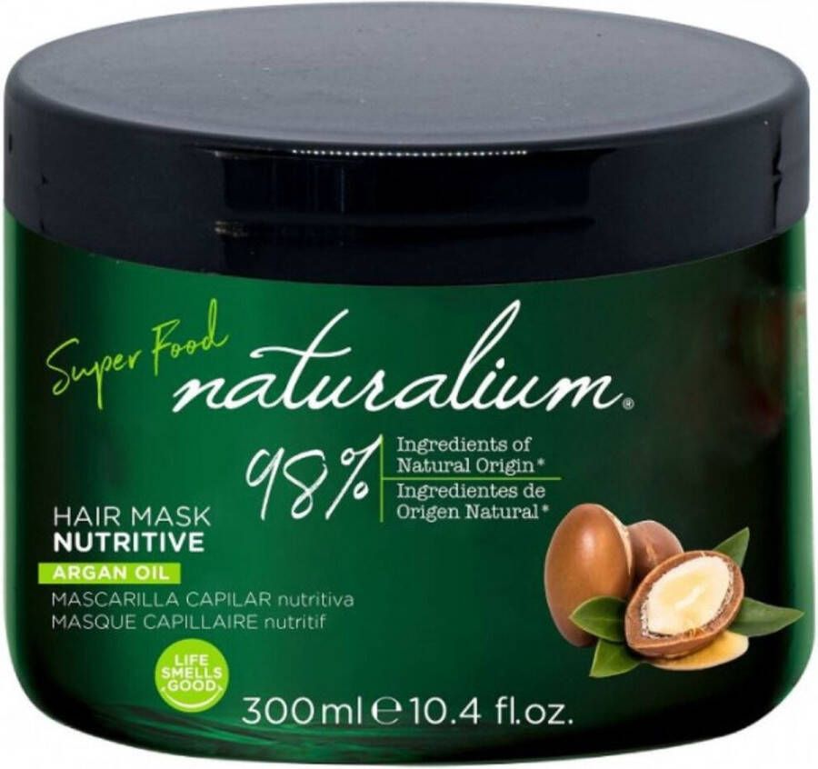 Naturalium Voedend Haarmasker Super Food Arganolie 300 ml