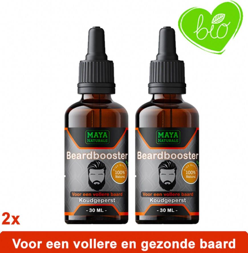 Naturals Natuurlijke Baard olie 2x 30ml 100% Puur & Onbewerkt EU Bio keurmerk Argan olie Castor Olie Baardolie voor een vollere baard Gratis Verzending