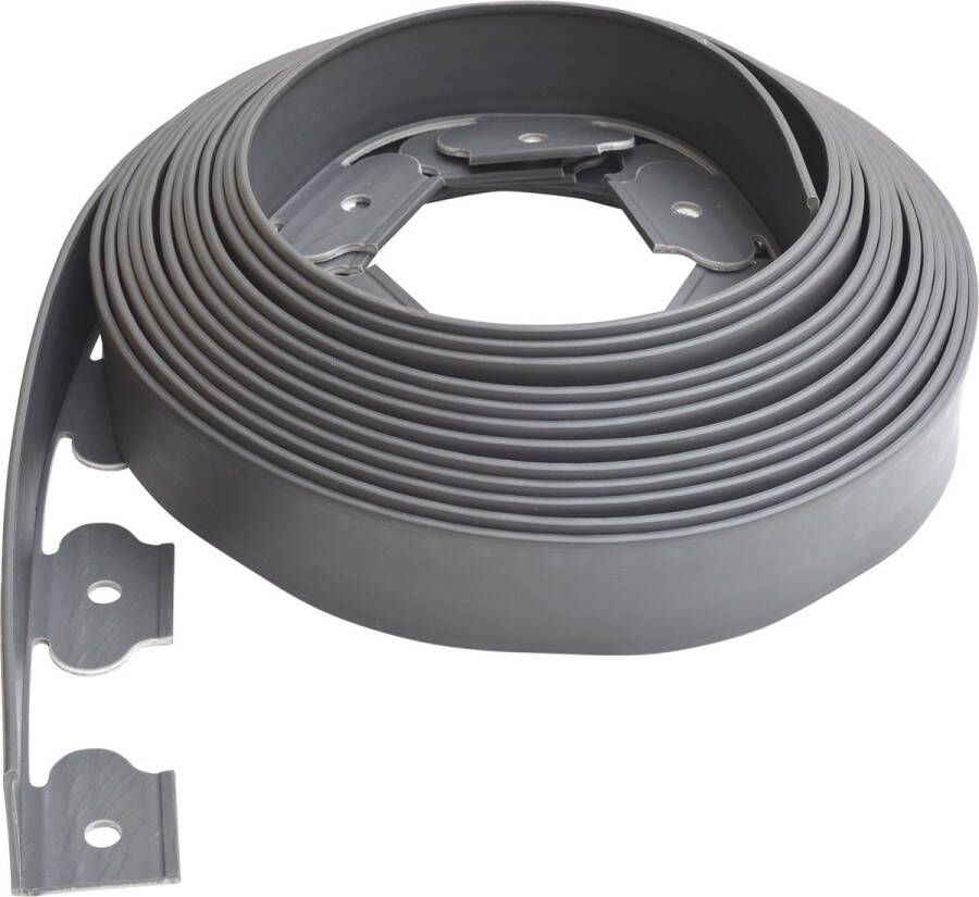 Nature Borderrand op rol Grijs 5cm x 10m 4mm dik Grasrand flexibel