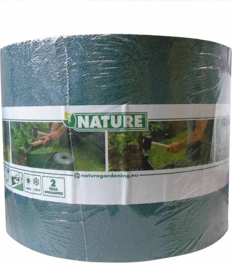 Nature Borderrand op rol Groen 15cm x 10m 3mm dik flexibel