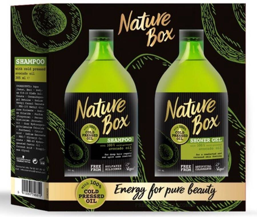Nature Box Cadeauset Avocado Oil Geschenkset