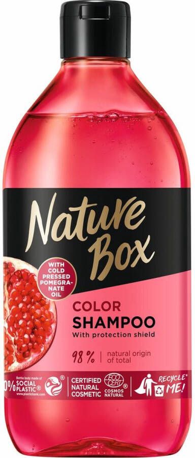 Nature Box Color Shampoo Granaatappelolie 385ml