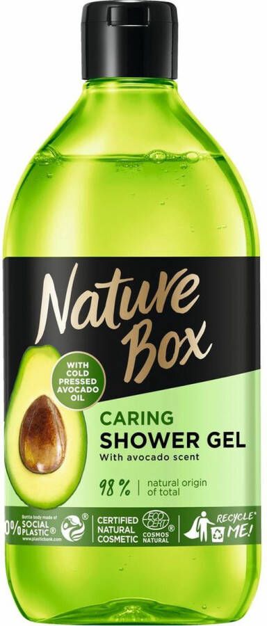 Nature Box Natural Shower Gel Avocado Oil (Shower Gel) 385 ml 385ml