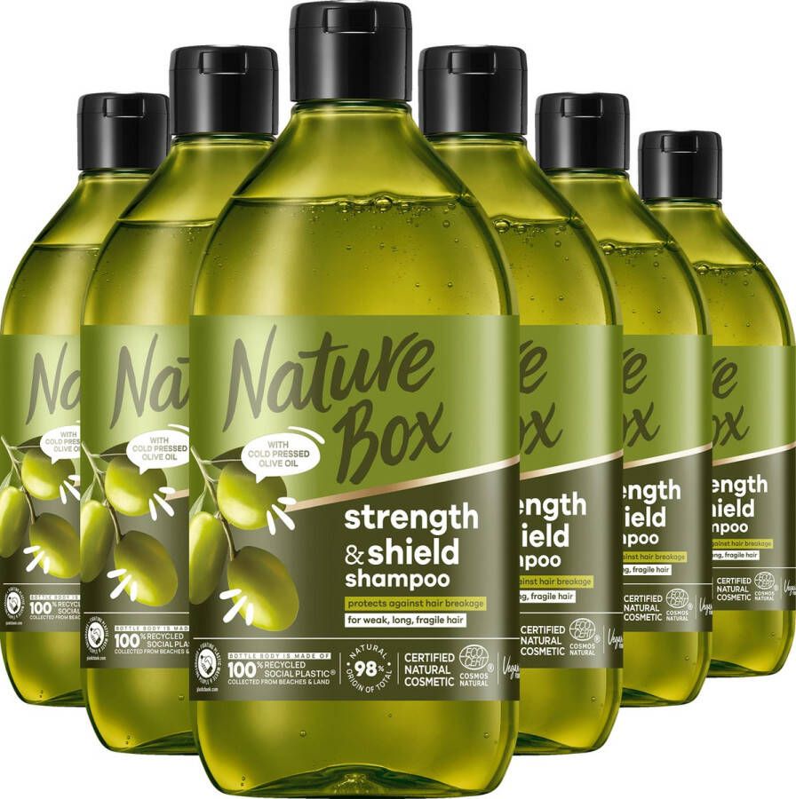 Nature Box Olive Shampoo Haarverzorging Voordeelverpakking 6 x 385 ml