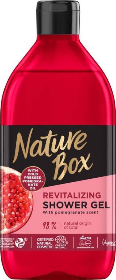 Nature Box Granaatappel Shower Gel 385ML