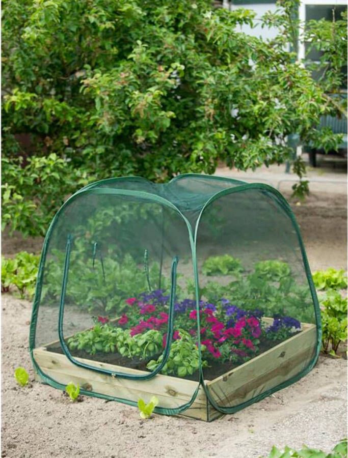 LuxeLivin' Nature Insectennet voor pop-up Tuinkas 100 x 100 x 100cm vierkante meter tuin