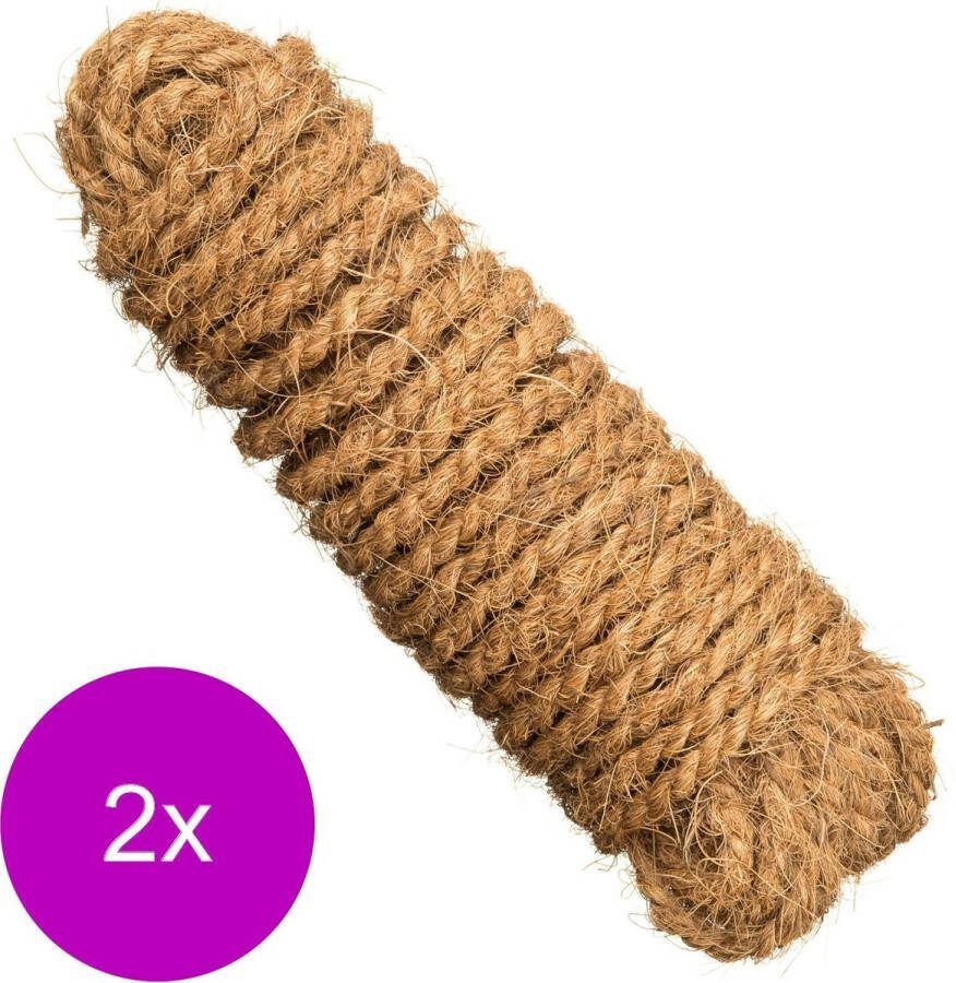 Nature Kokostouw Klim-En Geleide Artikel 2 x 9x9x27 cm l 15 M