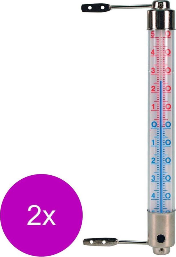 Nature Kozijnthermometer Thermometer 2 x 2.5x2.5x20 cm Metallic