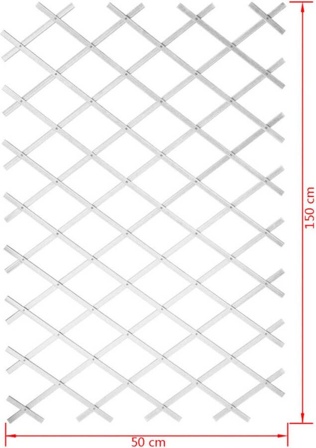 Nature Plantenklimrek 100x200 cm PVC groen 6040704