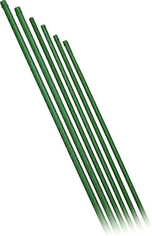 Nature Kunststof Plantenstok Groen Geribbeld H240cm X Ø16mm