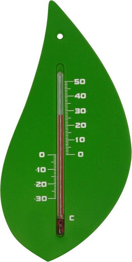 Nature Muurthermometer Boomblad Thermometer Groen