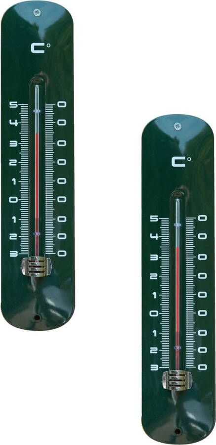 Nature Muurthermometer Thermometer 2 x Groen