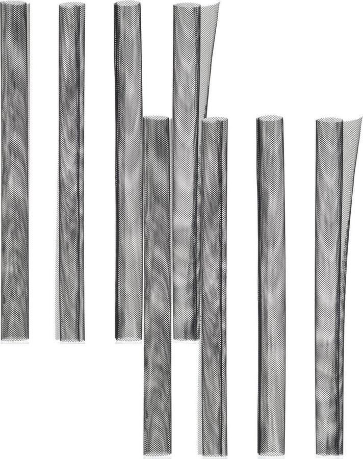 Nature Boombeschermers Klim-En Geleide Artikel 2 x 6x6x55 cm Zwart 4 stuks