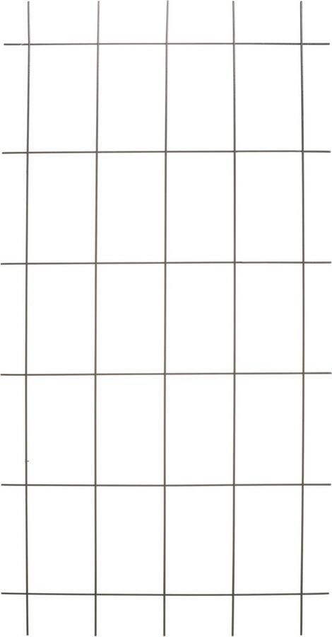 Nature Metalen klimrek rechthoekig groen 150 x 45 cm (3 verticalen)