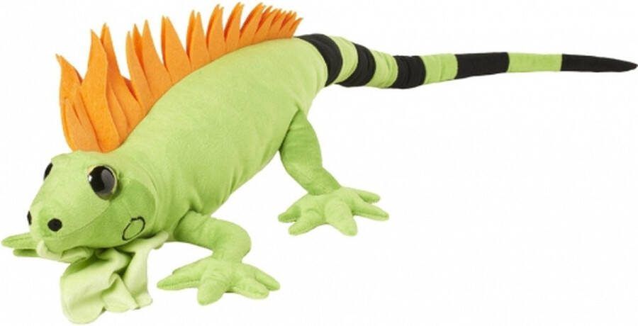 Nature planet Groene leguaan knuffel 110 cm