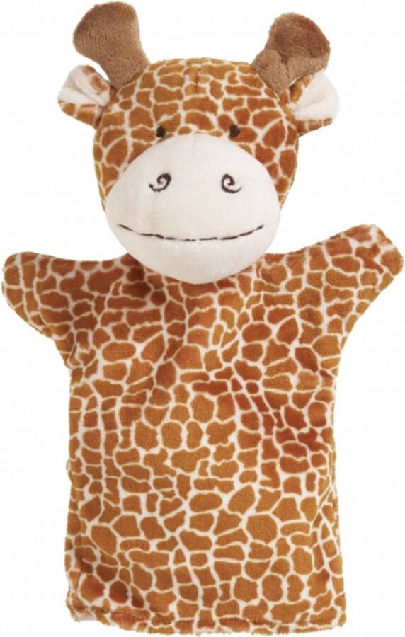 Nature Planet handpop Giraffe 23 cm poppen theater dieren knuffels Handpoppen