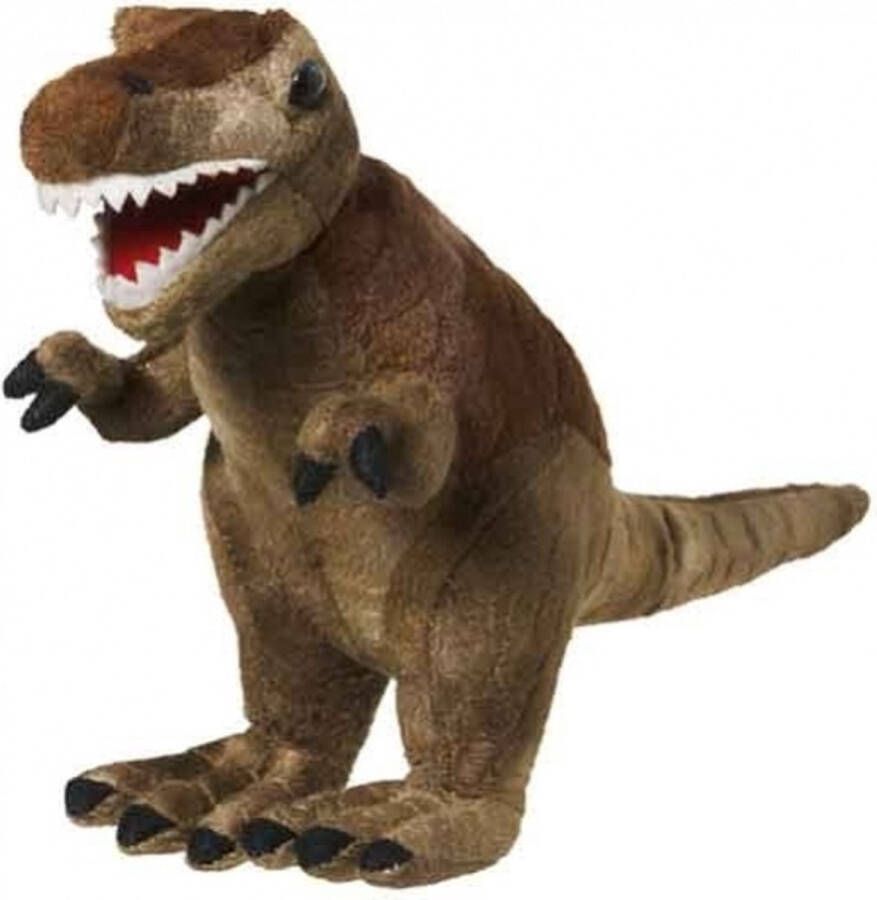 Nature Planet Pluche T-Rex bruin 20 cm Knuffeldier