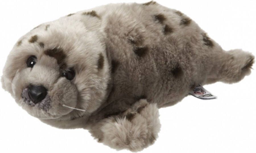 Nature Planet Grijze knuffel zeehond 40 cm Knuffel zeedieren