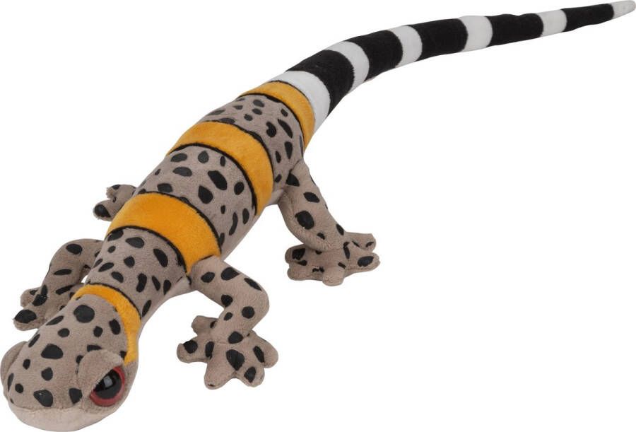 Nature planet Knuffeldier Arizona Gekko Hagedis zachte pluche stof premium knuffels beige geel 62 cm