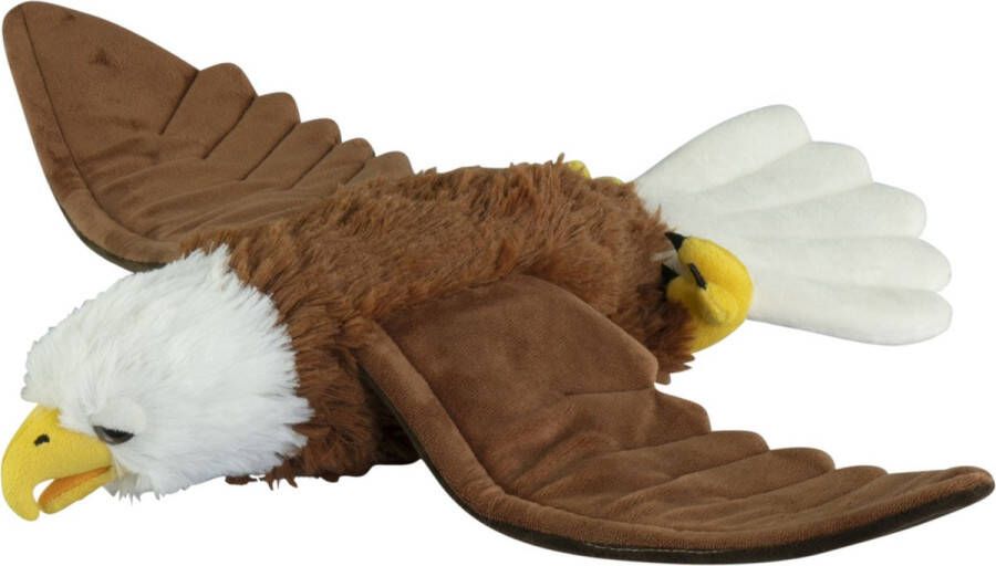 Nature Planet Knuffeldier Zeearend zachte pluche stof premium knuffels bruin wit 54 cm Vogel knuffels