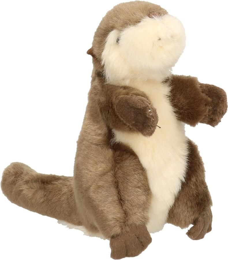 Nature planet Pluche kleine otter knuffel van 15 cm knuffeldieren speelgoed