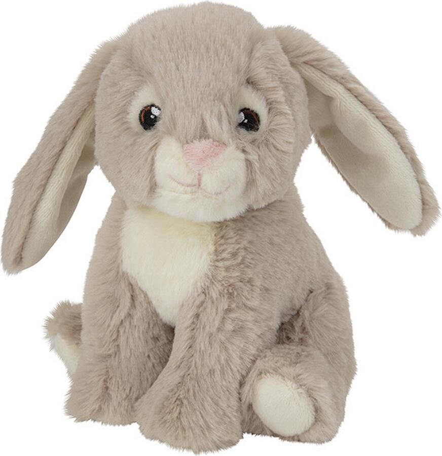 Nature planet Pluche knuffel konijn van 16 cm Speelgoed knuffeldieren konijnen