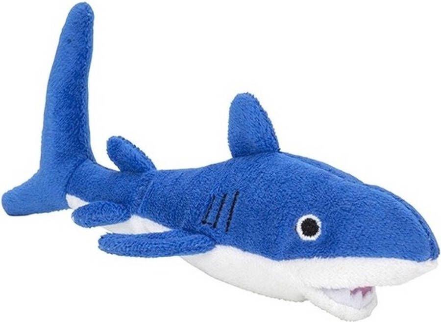 Nature planet Pluche blauwe haai knuffel 13 cm Haaien zeedieren knuffels Speelgoed voor baby kinderen