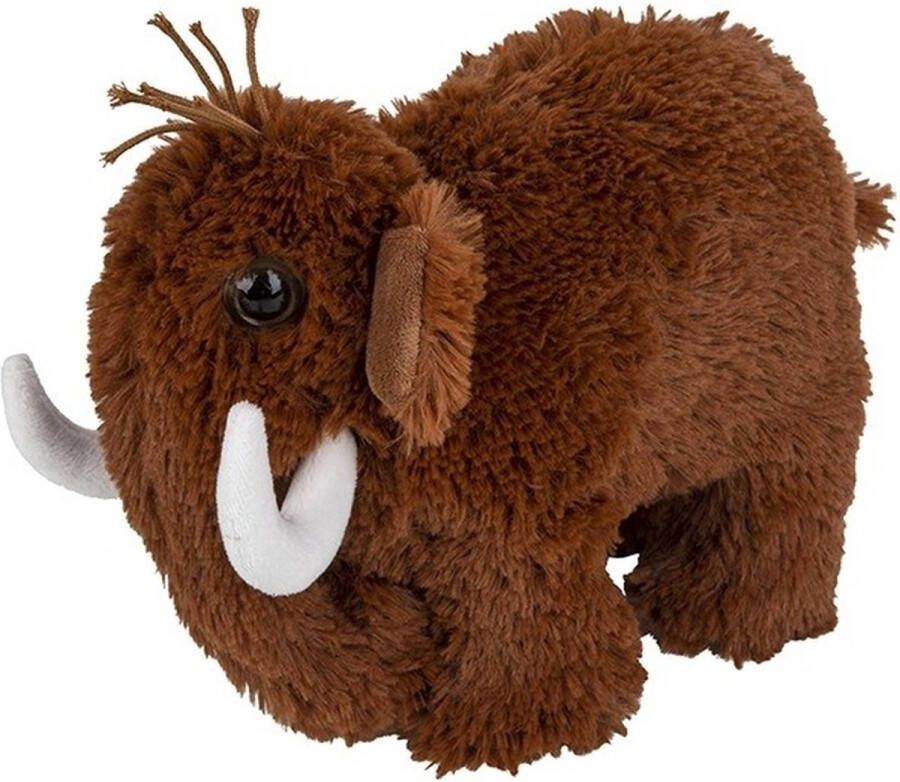 Nature planet Pluche bruine mammoet knuffel 26 cm Mammoeten prehistorische dieren knuffels Speelgoed voor kinderen