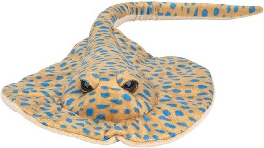 Nature planet Pluche bruine pijlstaartrog roggen knuffel 55 cm Pijlstaartrog zeedieren knuffels Speelgoed voor kinderen